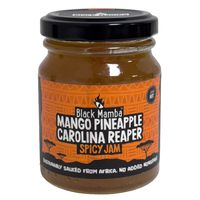 Black Mamba Mango Pineapple Caroline Reaper Spicy Jam